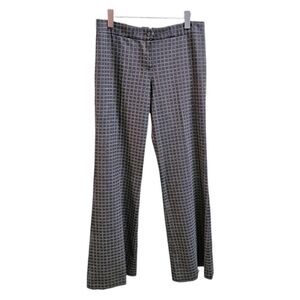 VTG Diane Von Furstenberg Wool Blend Dress Pants Womens 8 Gray Business Career